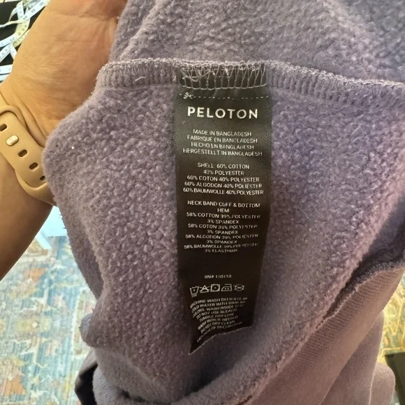 Peloton Cropped Logo Sweatshirt - Picture 3 of 3